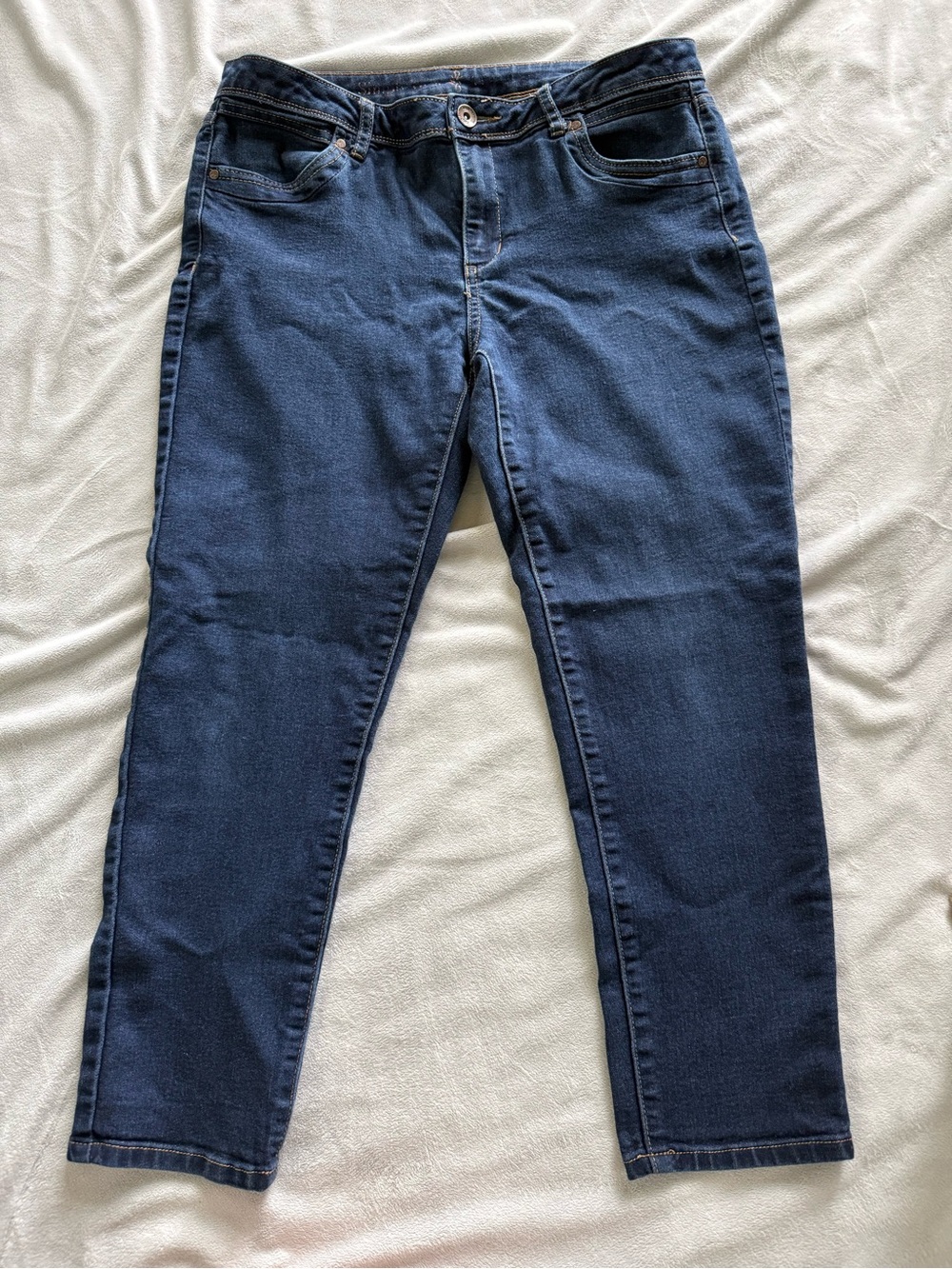 Simply Vera Vera Wang Cropped Denim Jeans size 10